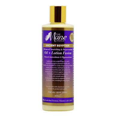 THE MANE CHOICE Huile et lotion pour le corps nourrissantes et rajeunissantes de l’Égypte ancienne (10 oz)