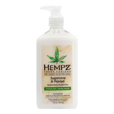 HEMPZ 甘蔗木瓜草本身体保湿霜（17盎司）