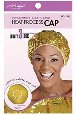 MAGIC COLLECTION Heat Process Conditioning Cap #Gold #2207 [12pcs/Dozen Sale Only]