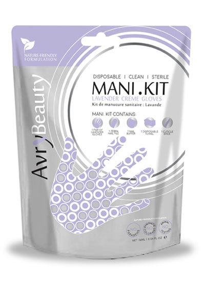 AVRY BEAUTY All-In-One MANI Kit with Lavender Gloves