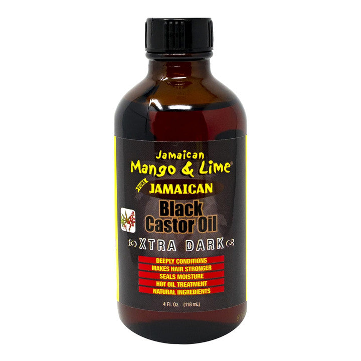 JAMAICAN MANGO & LIME Black Castor Oil [Extra Dark] (4oz)