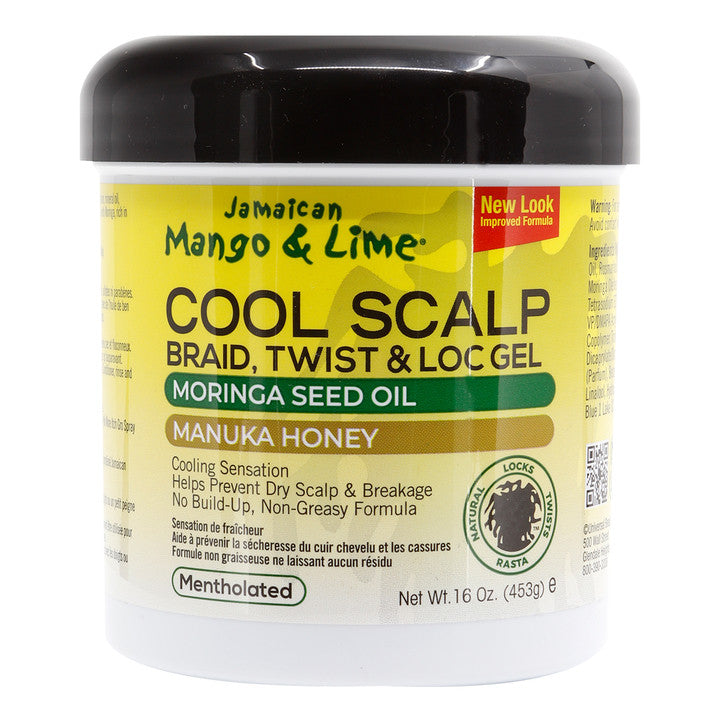 JAMAICAN MANGO & LIME No More Itch Cool Scalp Braid, Twist & Lock Gel (16oz)