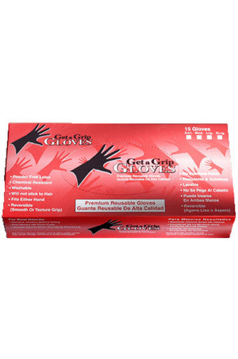 GET A GRIP GLOVES Reusable Black Gloves [15pc/box]