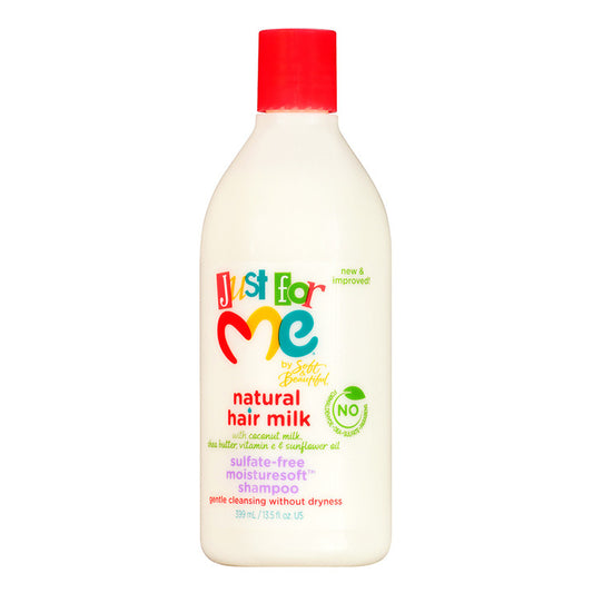 JUST FOR ME Natural Hair Milk Sulfate-Free Moisturesoft Shampoo (13.5oz) #36013