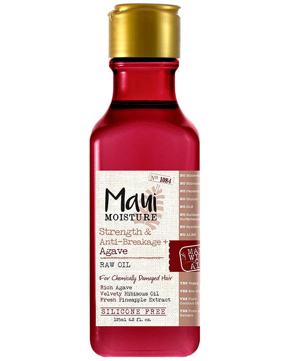 MAUI MOISTURE Strength & Anti-Breakage Agave Raw Oil (4.2oz)