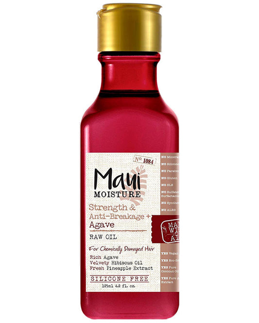 MAUI MOISTURE Strength & Anti-Breakage Agave Raw Oil (4.2oz)