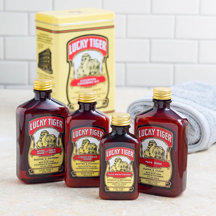 LUCKY TIGER Essential Grooming Kit For Face & Shave