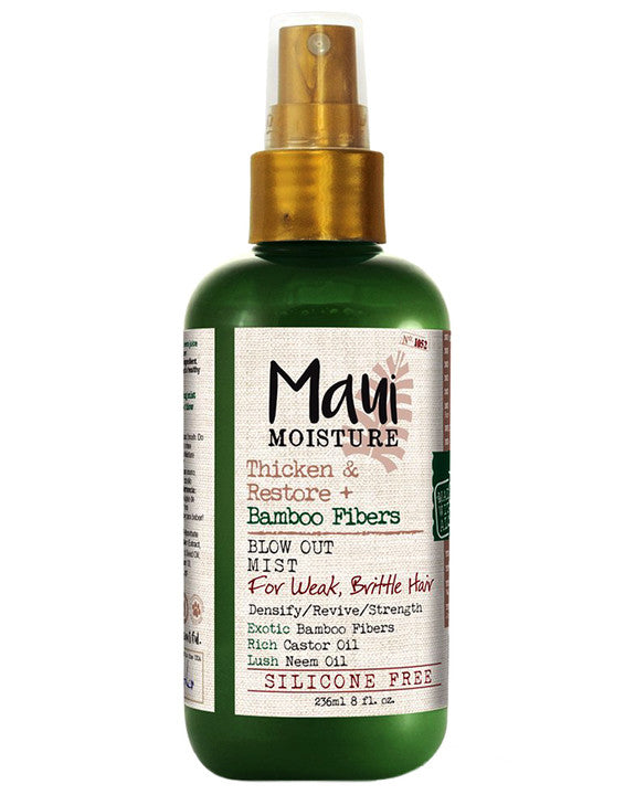 MAUI MOISTURE Thicken & Restore Bamboo Fibers Blow Out Mist (8oz)