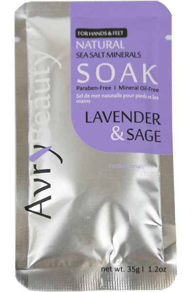 AVRY BEAUTY Hand&Foot Sea Salt Soak [Lavender & Sage] [pc]