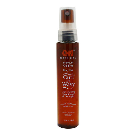 ON NATURAL Curl & Wavy Argan Conditoner & Detangler (2oz)