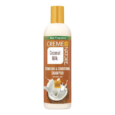 CREME OF NATURE Shampoing au lait de coco (12oz)