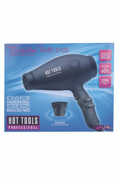 HOT TOOLS 1875W Tourmaline Tools 2100 Turbo Ionic Dryer #7014DCN