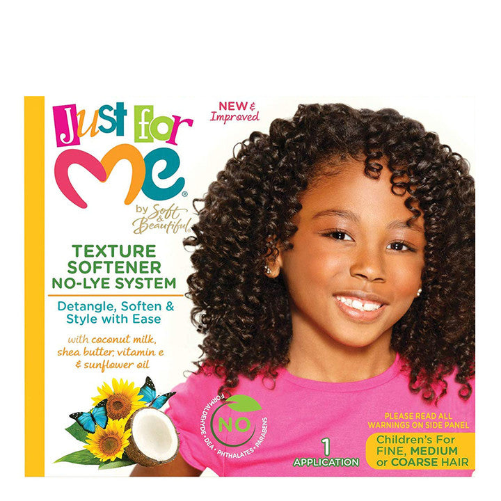 JUST FOR ME No-Lye Conditioning Texture Softener Kit #37400