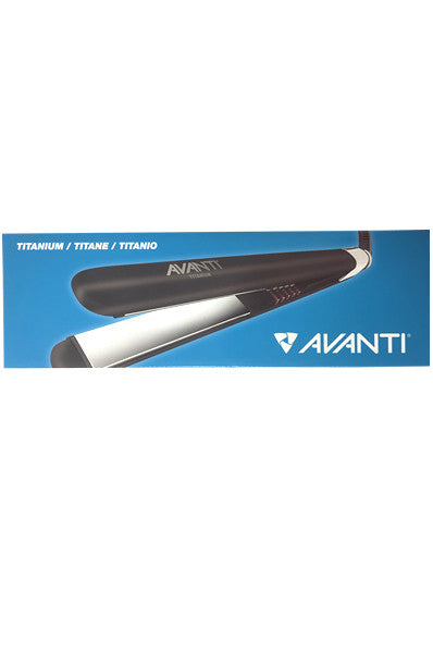 AVANTI Titanium Flat Iron with Matte Rounded Housing 1 Inch #AVCRM3C