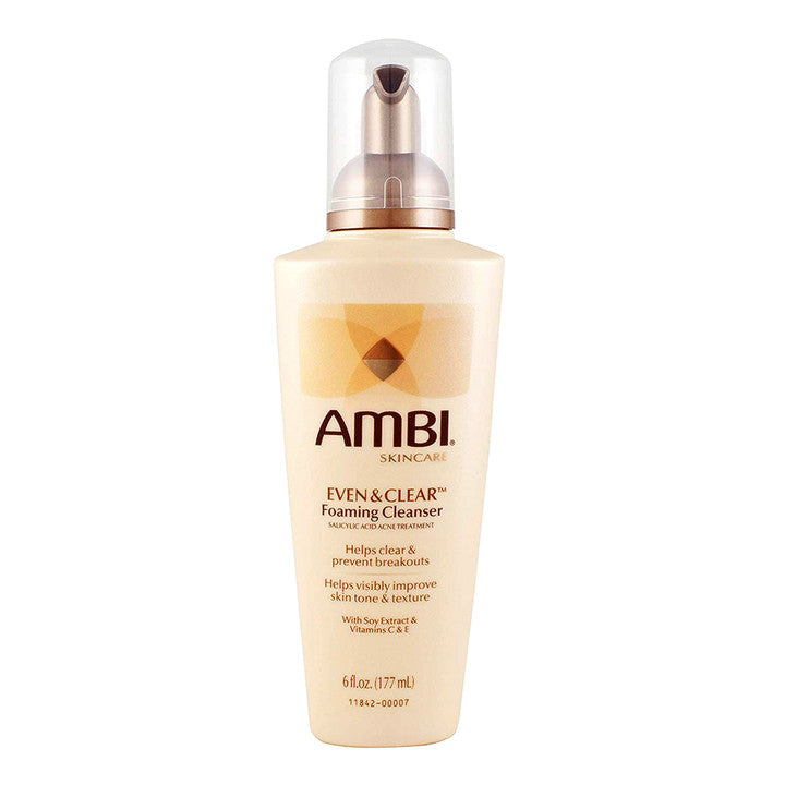AMBI Even & Clear Foaming Cleanser (6oz)