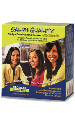 SOFN'FREE Salon Quality Relaxer Kit Double Pack [Reg]
