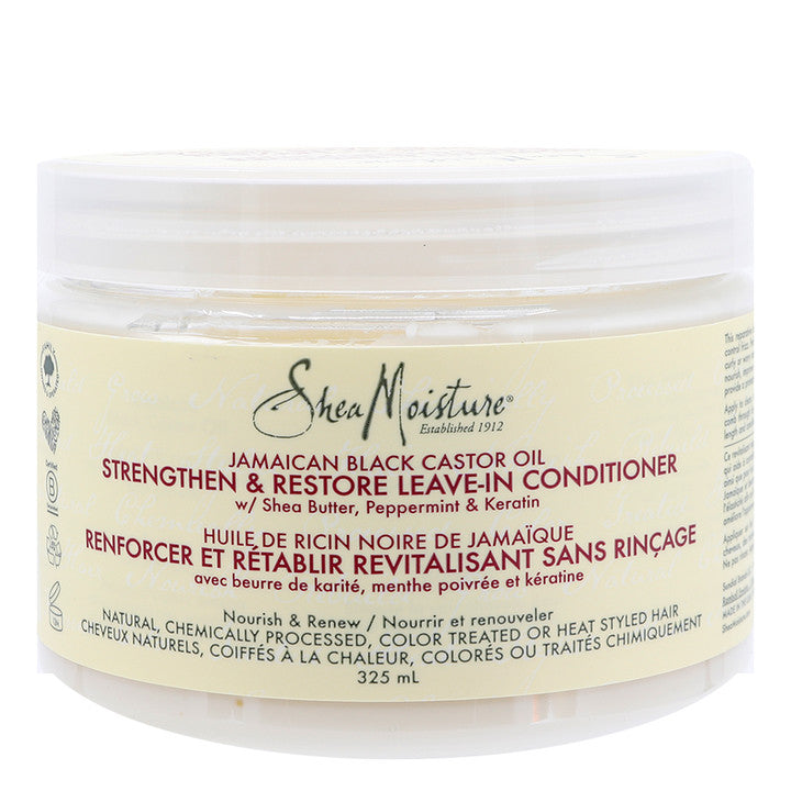 SHEA MOISTURE Jamaican Black Castor Oil Leave-In Conditioner (11oz/325ml)