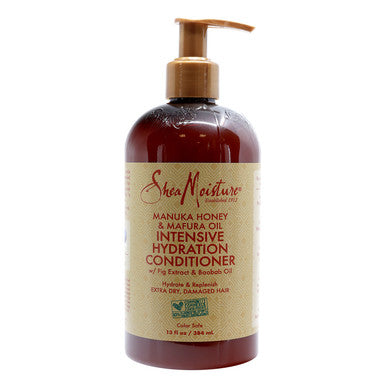 SHEA MOISTURE Après-shampooing intensif hydratant au miel de Manuka et à l'huile de Mafura (13 oz)