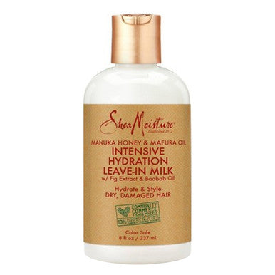 SHEA MOISTURE Miel de Manuka et huile de Mafura Hydratation intensive sans rinçage dans le lait (8oz)