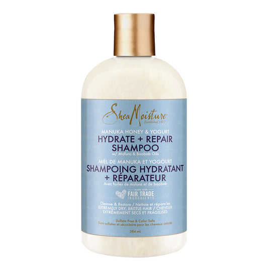 SHEA MOISTURE Manuka Honey & Yogurt Hydrate + Repair Shampoo (384ml)