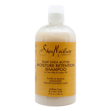 SHEA MOISTURE Shampooing à rétention d'humidité au beurre de karité brut (13oz)