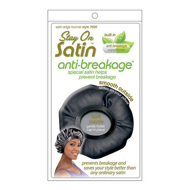 RESTEZ SUR SATIN Bonnet anti-casse à bord satiné