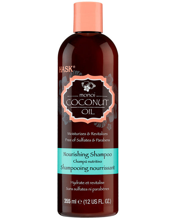 HASK Monoi Coconut Oil Nourishing Shampoo (12oz)
