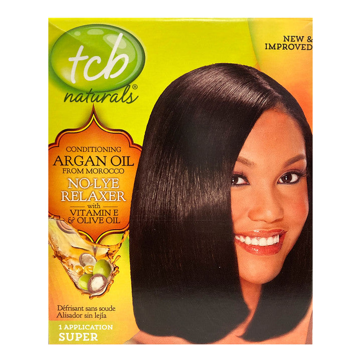 TCB Natural Argan & Olive Oil No-Lye Relaxer Kit