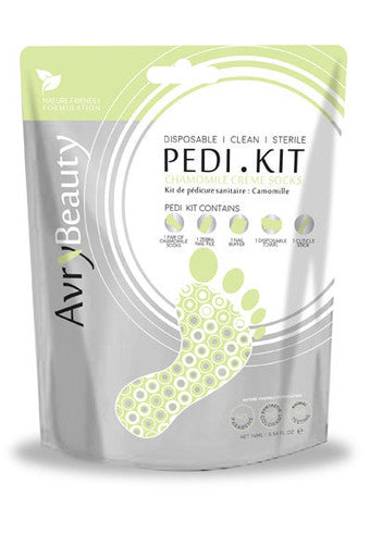 AVRY BEAUTY All-In-One PEDI Kit with Chamomile Socks