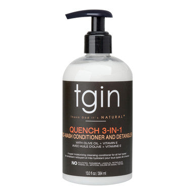 TGIN QUENCH 三合一护发素和顺发剂（13 盎司）