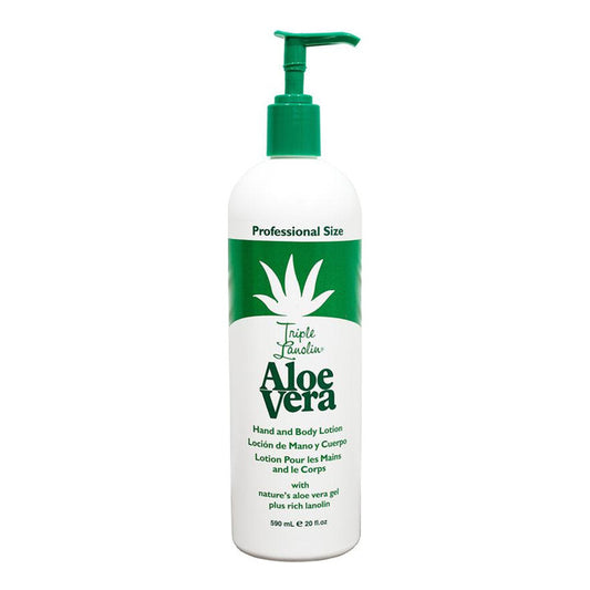 TRIPLE LANOLIN Aloe Vera Hand & Body Lotion (20oz)