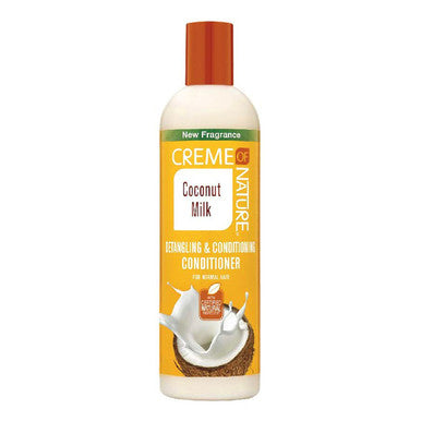 CREME OF NATURE Après-shampooing au lait de coco (12oz)