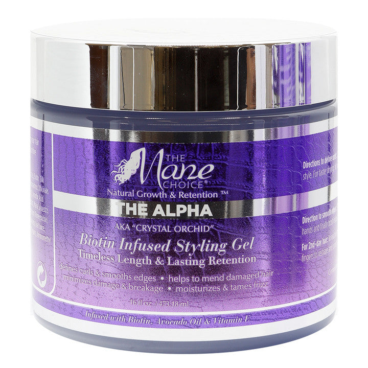 THE MANE CHOICE Crystal Orchid Biotin Infused Styling Gel(16oz)