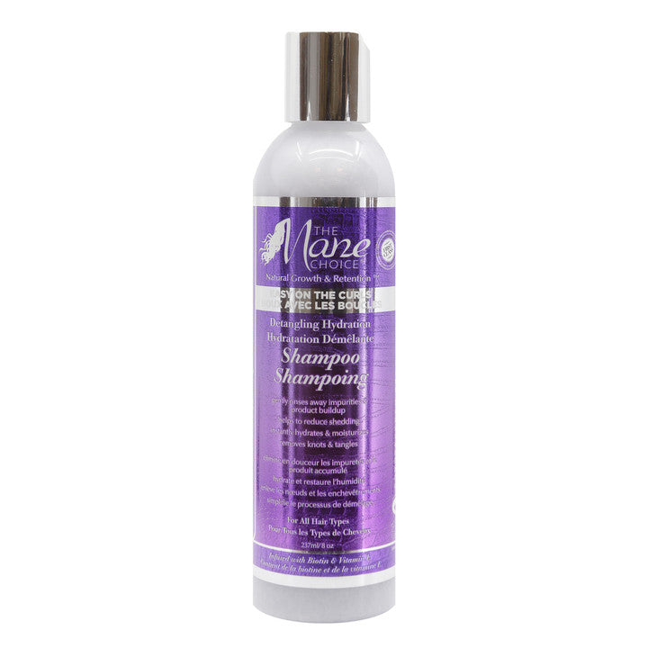 THE MANE CHOICE Easy On The Curls Detangling Hydration Shampoo(8oz)