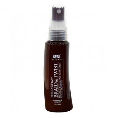 ON NATURAL Braid &amp; Twist Sheen Spray [Argan &amp; Kératine] (2oz)