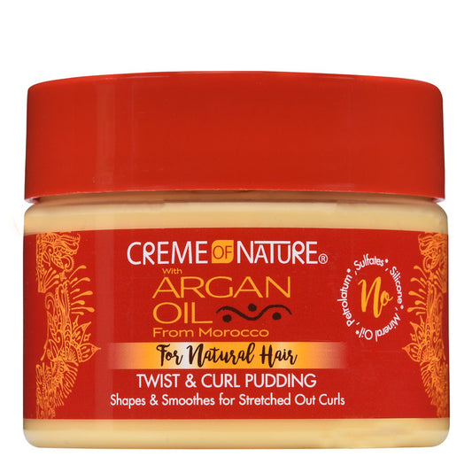CREME OF NATURE Argan Oil Twist&Curl Pudding (11.5oz)