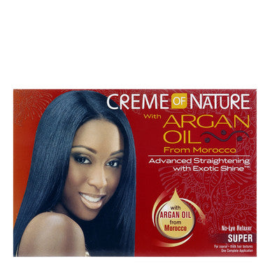 CREME OF NATURE Kit Défrisant à l'Huile d'Argan