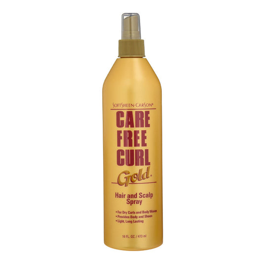CARE FREE CURL  Gold Hair & Scalp Spray (16oz)