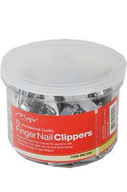 MAGIC COLLECTION Finger Nail Clipper [72pc/Jar] #NC504