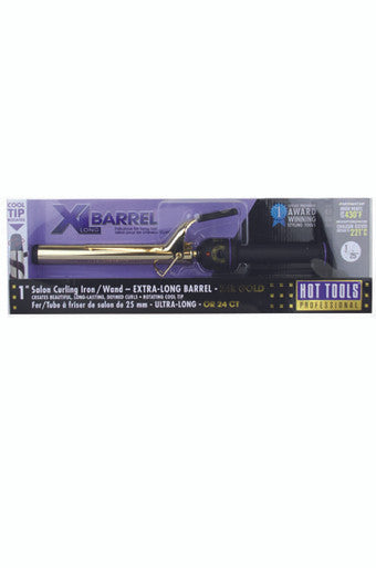 HOT TOOLS Fer à friser/baguette de 1 pouce [baril Extra Long or 24 carats] # ​​1181XLCN