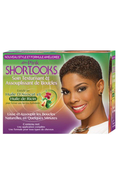 PINK ShortLooks Texturizer Curl Softener Kit (1application)