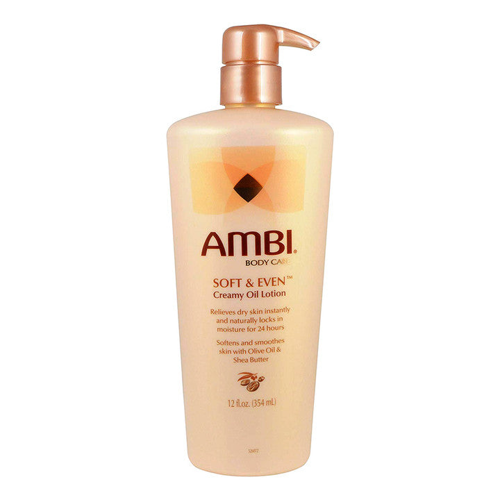 AMBI Soft & Even Creamy Oil Lotion (12oz)