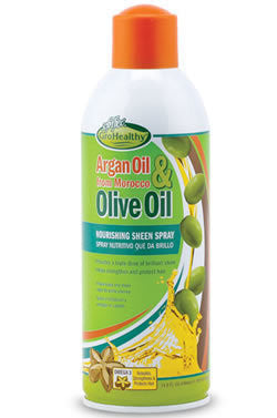 SOFN'FREE ***Argan Oil & Olive Oil Nourishing Sheen Spray (14.9oz)