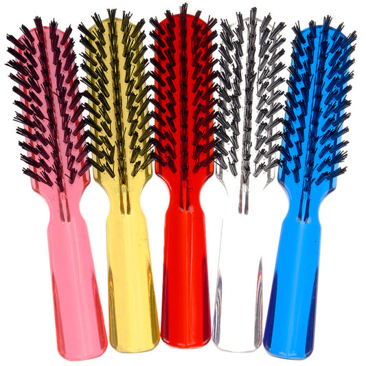 KIM & C Plastic Brush Small Assorted 12pcs Bulk Pack