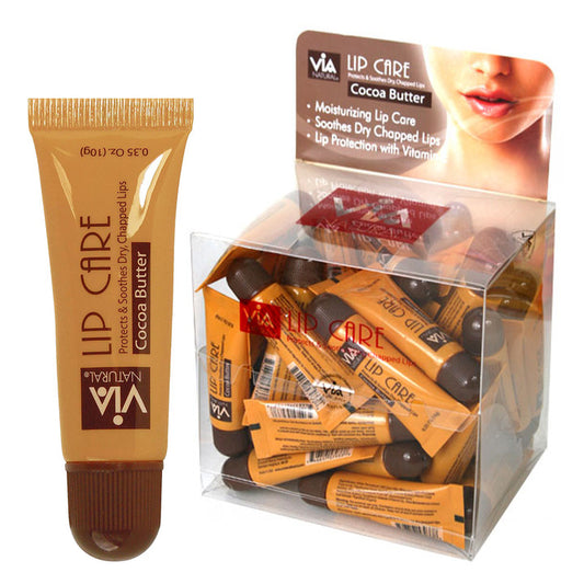 VIA NATURAL Lip Care Tube [Cocoa Butter]