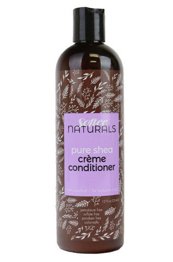 Après-shampooing crème de karité pur naturel SOFTEE (12oz)