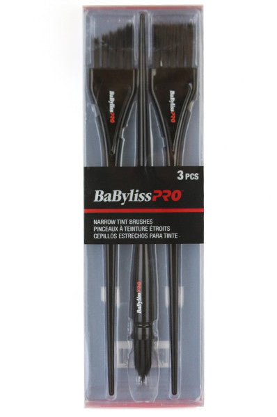 BABYLISS PRO 3pcs Narrow Tint/Dye Brush[Angled/Pointed/Straight] #BES403UCC