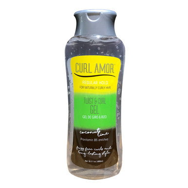 CURL AMOR Coconut Lime Twist&Curl Gel [Regular Hold] (16.5oz)