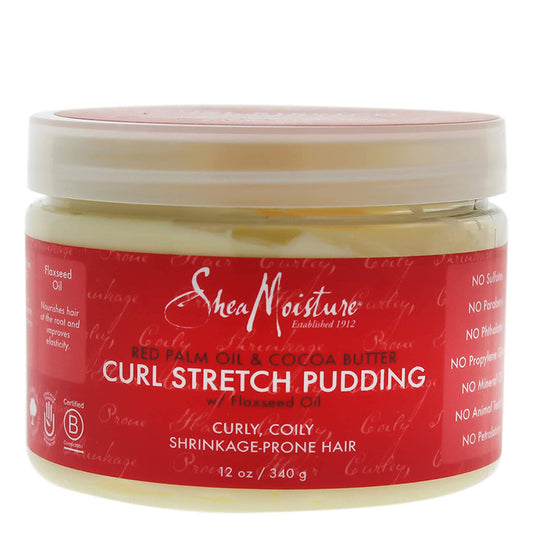 SHEA MOISTURE Red Palm Oil & Cocoa Butter Curl Stretch Pudding(12oz)