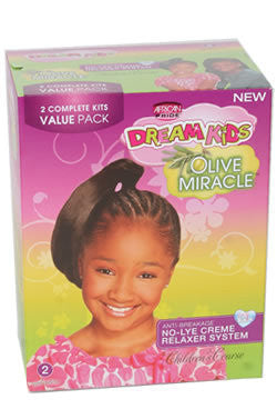 AFRICAN PRIDE Dream Kid Relaxer Kit-4 Touch Up [Coarse]